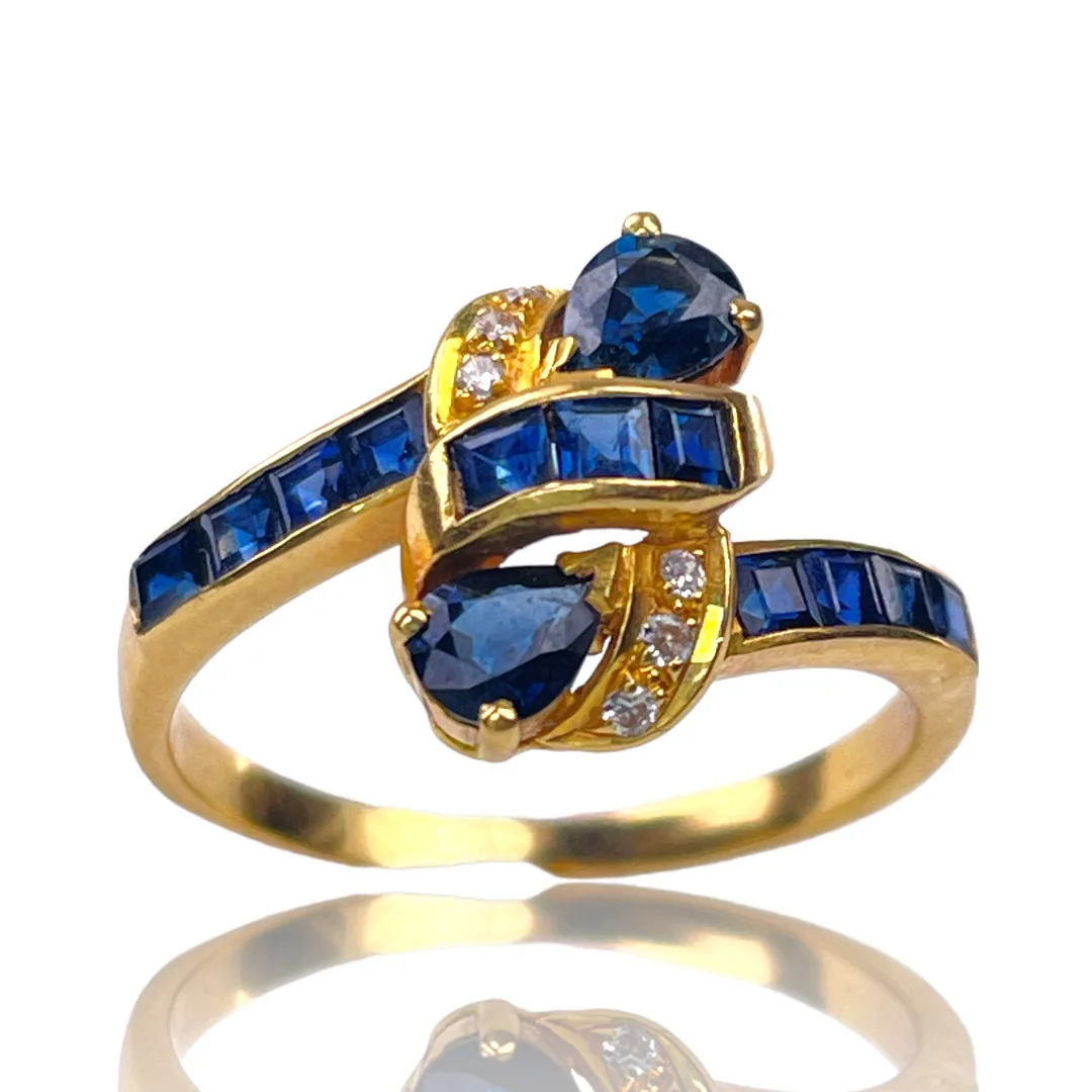14K Sapphire ring